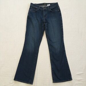 Eddie Bauer Y2K Shaped Fit Womens Bootcut Jeans Size 4 Medium Wash